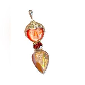 Sajen Goddess sterling silver 925 necklace pendant Bali